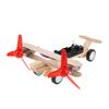 1/5/10PCS Twin Blades Aircraft Educational Toys Eco-Friendly DIY Scientific Experiment Kids Electric Plane STEM Craft Kits