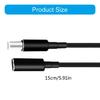 PD 100W DC7450 zu USB C Kabel DC7.4x5.0mm Stecker Eingang zu Typ C Buchse Stromladekabel mit PD Chip