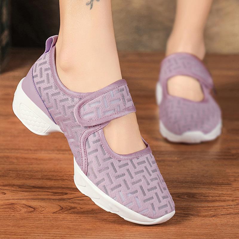 Atmungsaktive Freizeitschuhe für Damen, Jazz-Tanz-Sneakers