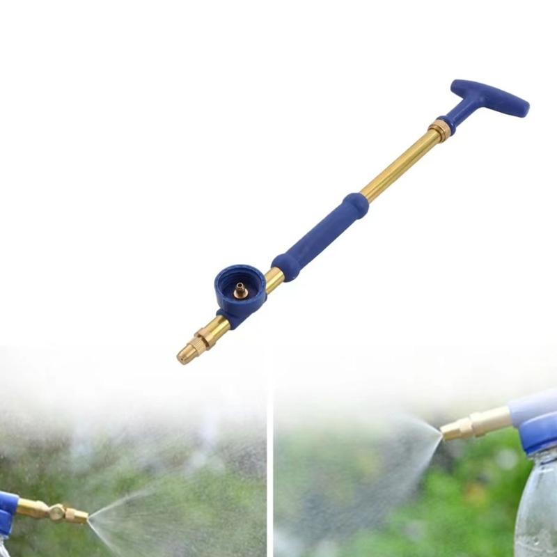 Handheld Stainless Steel Sprays Bottle Sprayer Tool With Adjustable Flows For Plant Car Wash Pet Grooming And Home Use