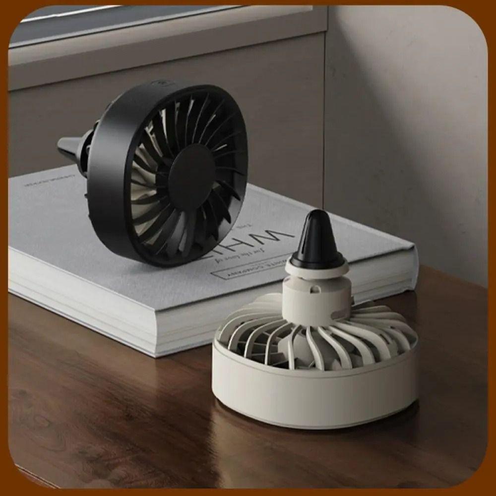 Plastic Car Air Outlet Fan Heat Dissipation Car Rear Seat Fan USB Cooling Fan  Summer
