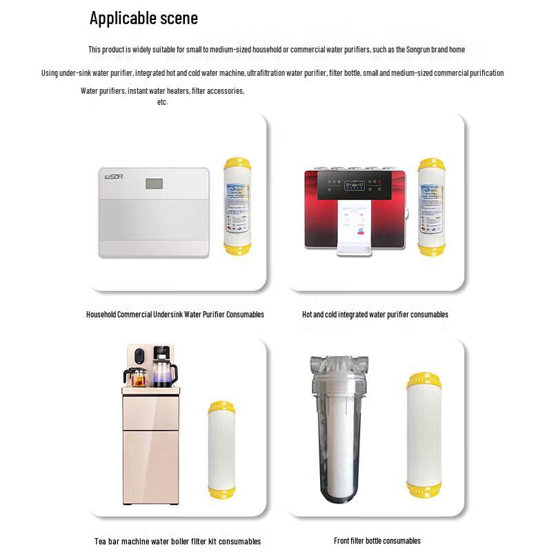 SOR 10-inch Post-Carbon Water Filter Cartridge