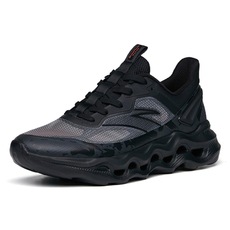 Anta Variety Training Collection Cushioning Anti-Slip Wear-Resistant Breathability Low-Top Training Shoes Men's Black Sneakers 112227725-1