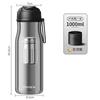 Reise-Tee-Infuser-Becher für Wasserflasche mit großem beweglichem Tee-Infuser BPA-FREI TRITAN Kunststoff Trinkflaschenbecher für Sport Outdoor