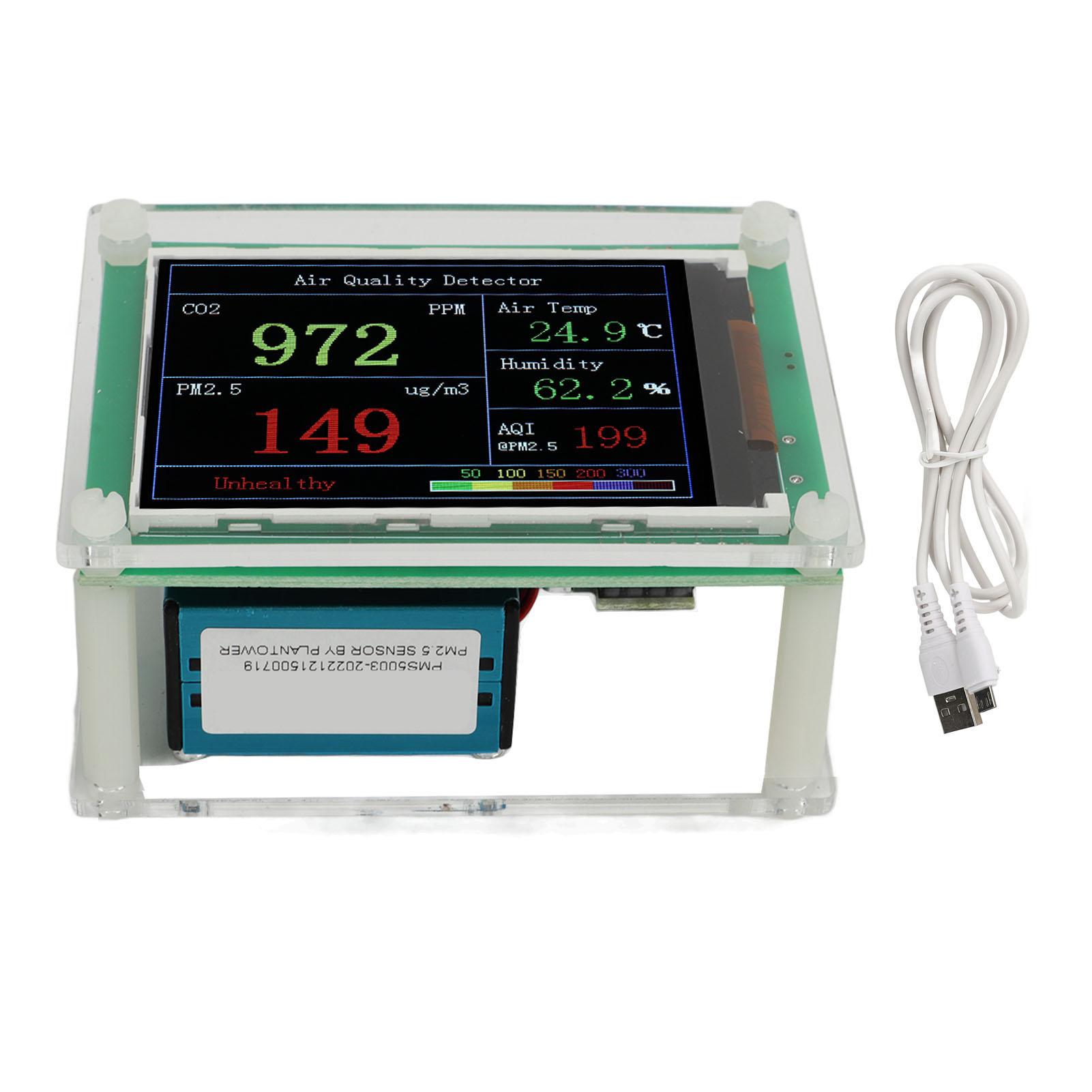 

Air Quality Monitor Home Carbon Dioxide Detector High Accuracy Sensor Air Quality Detector for