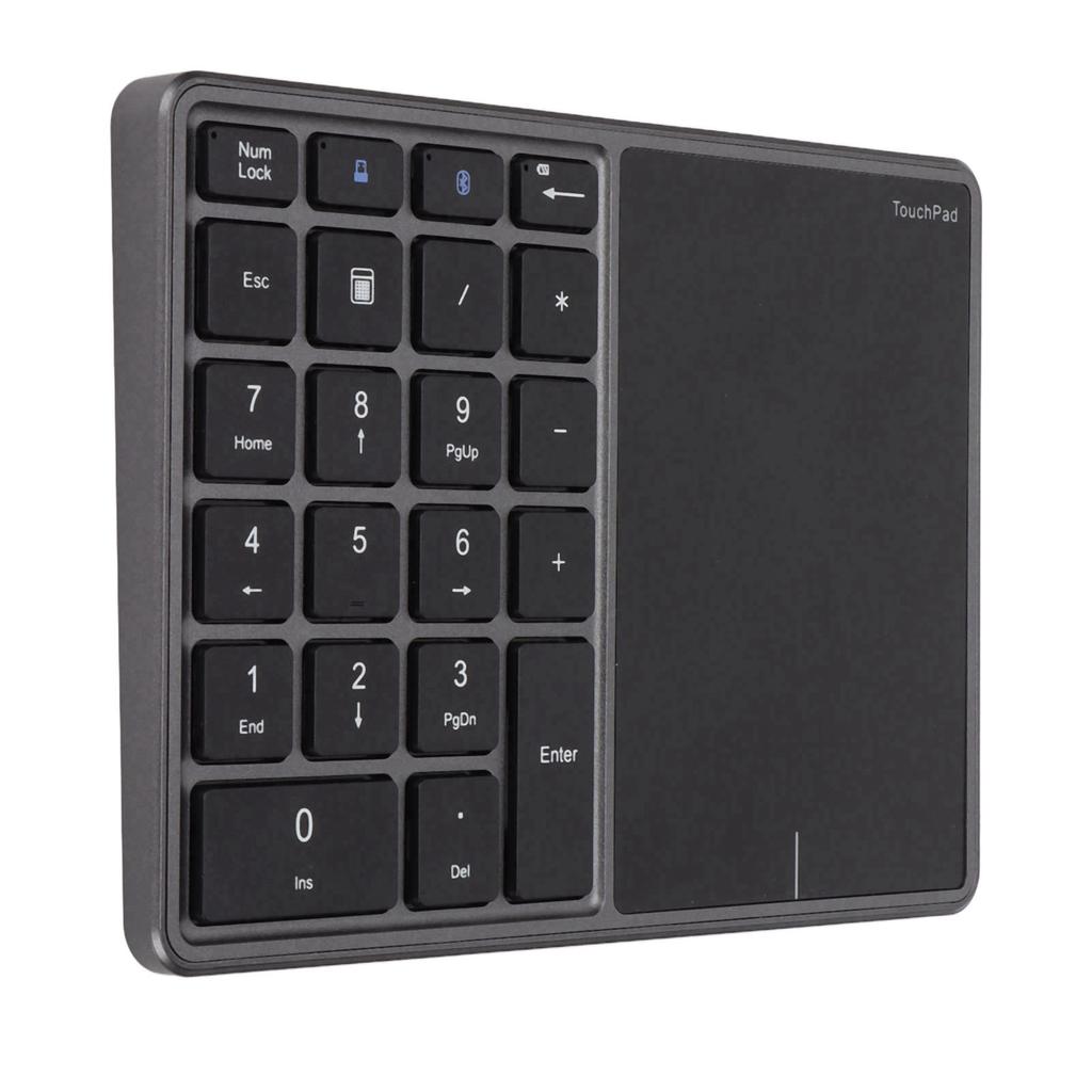 Wireless Numeric Keypad 2.4G 22 Keys Lightweight Portable Type C ABS Number Pad for Study Work
