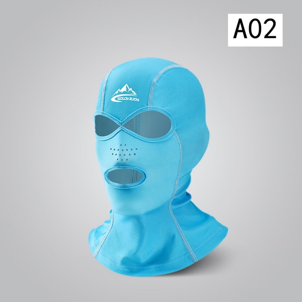 Face Mask Stretch 3 Holes Full Face Lightweight Windproof Sunscreen