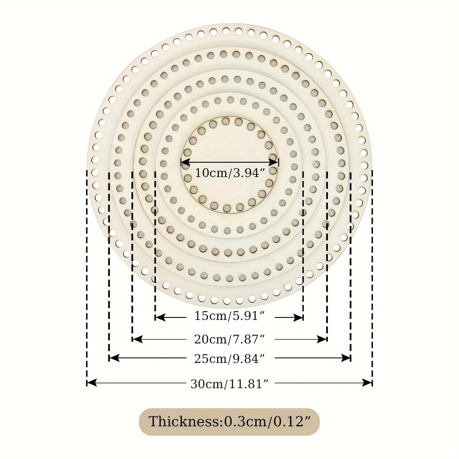 Высококачественная DIY Ручная Работа Деревянная Корзина-Основа для Кальяна Крючок Круглая Заготовка Для Вышивки Крестом Резная Рама Основочная Пластина Хранение для