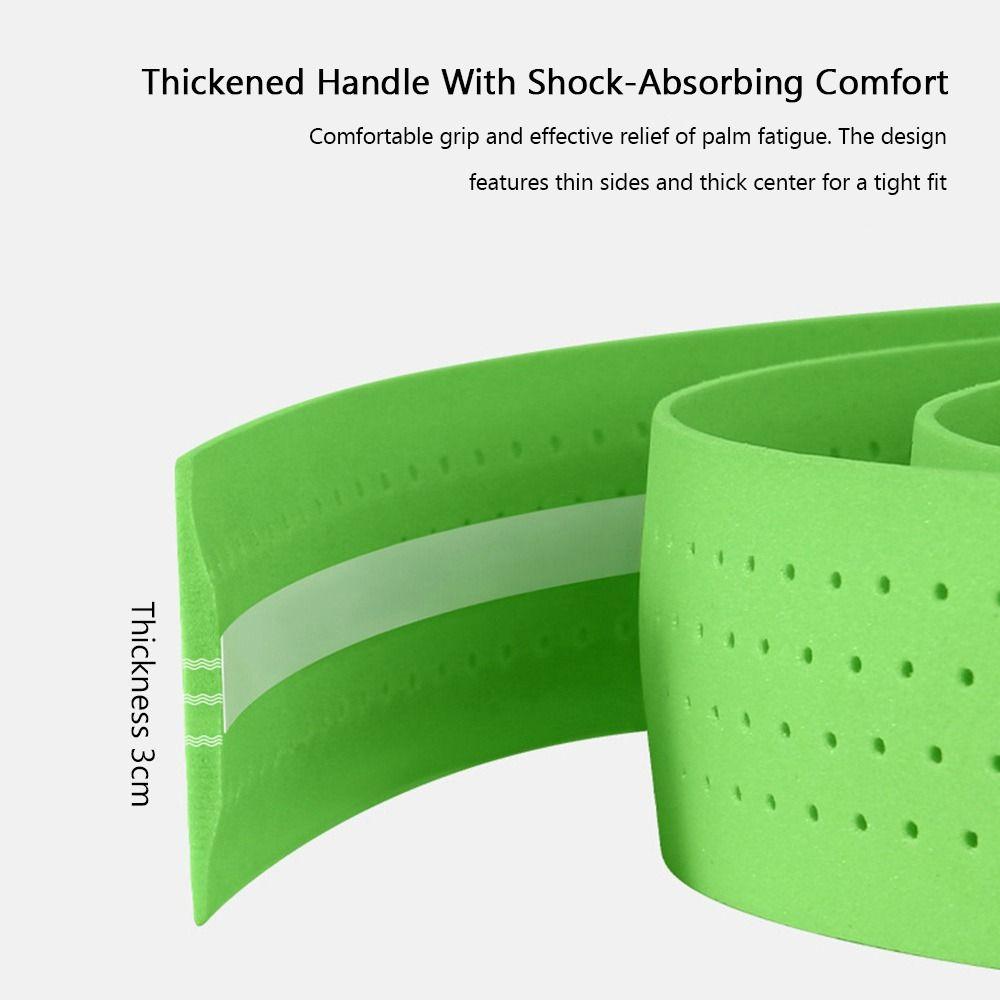 2 Rolls Anti-Vibration Bike Bar Tape Non-Slip Bicycle Handle Bar Tape Ride Enhancement