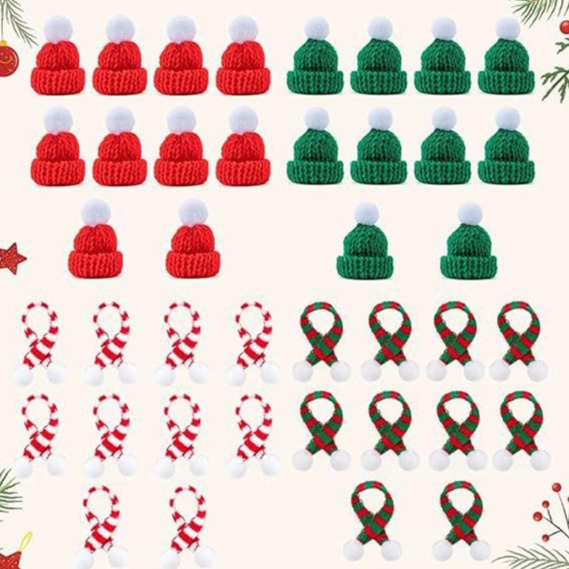 Accesorios de Disfraz Navideño para Botella de Vino de Hilos Hechos a Mano Decoración Festiva Cómoda para Suministros de Fiesta en Casa Oficina