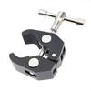 Large Crab Claw Clip Mobile Phone Holder: Flexible Metal Desktop & Bedside Stand with Adjustable Camera Positions