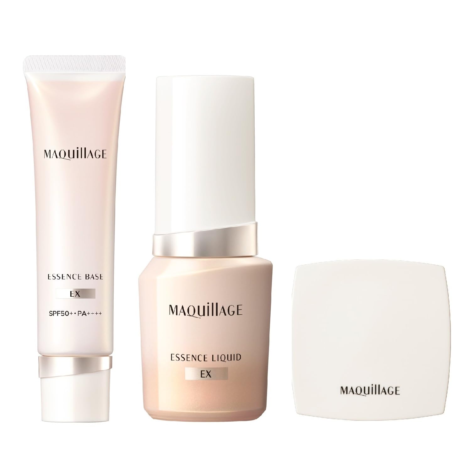

Maquillage Limited Edition Base Makeup Essence Base EX Pure Ivory 30g Essence Liquid EX Ochre 20 24mL Compact Mirror Makeup Base Foundation Creamy