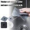 Silicone Sink Strainer Hair Catcher Clog Without Design Flexible Drain Cover Easy To Clean Strong Guards For Shower Bathtubs