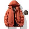 Winter Herren Parkas Modischer Kapuzen Windbreaker Gefütterter Mantel Herren Damen Warme Jacken