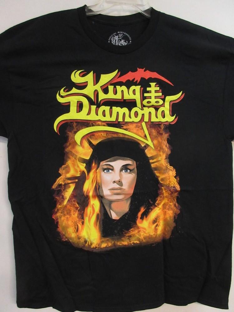 KING DIAMOND FATAL ОФИЦИАЛЬНЫЙ МЕРЧ ГРУППЫ КОНЦЕРТ МУЗЫКА ЭКСТРА БОЛЬШАЯ Унисекс Футболка S