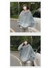 2023 Retro Washed Denim Hoodie Jacket - Unisex High Street Style