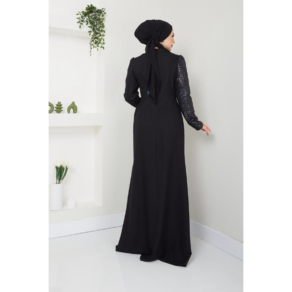 Îmbrăcăminte pentru femei Rochie de seară Rochie de pește cu paiete de modă 2710 Negru