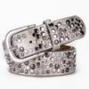 Luxury Pin Buckle Women's Belt Silver Studs Fashion Accessory Leather Belt Vintage Rivets Heavy Metal Belt Matching Jeans