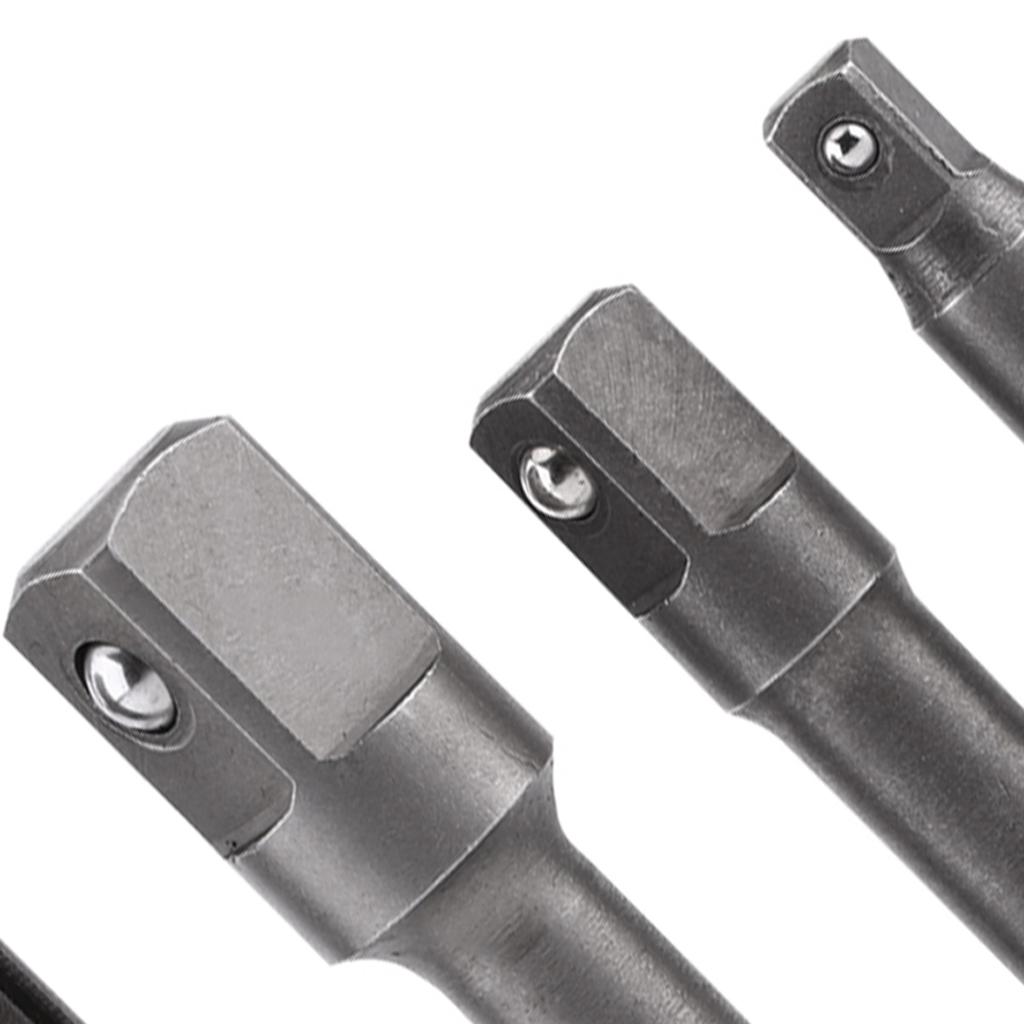 SDS Plus Shank To 1/4" Hex Socket Adaptor And 1/4"3/8"1/2" Square Drill Bit Extension Connector