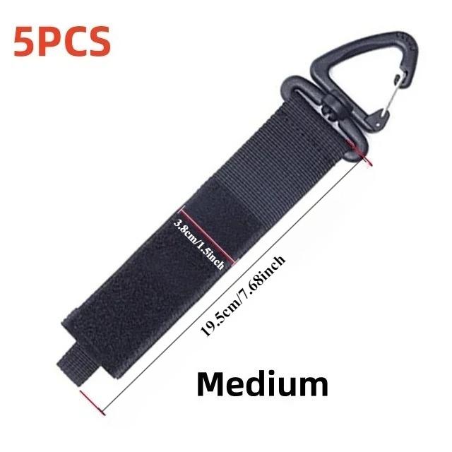 5 PCS Cord Organizer Holder with Rotate Buckle Wire Manager Power Cord Management Nylon Heavy Cord Storage Straps for Cables Hoses
