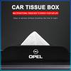 1pcs Car Tissue Box Holder Armrest Box Storage Case For Opel Astra C G H Insignia J K Zafira B Corsa Vectra C Corsa C