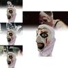 2024 New Clown Mask Headpiece Scary Latex Costume For Halloween And Party Fun