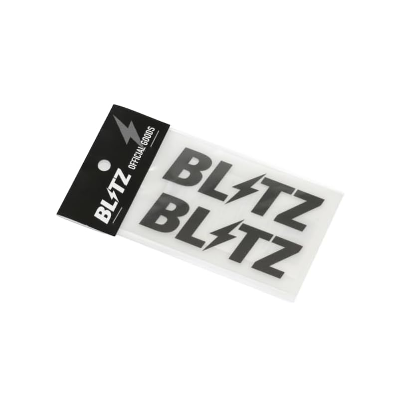 BLITZ Logo Sticker, 100mm wide, METAL (2 pieces) 13559