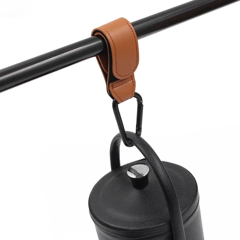Leather Bag Baby Stroller Hook Baby Stroller Rotating 1/2 Piece Rotatable Stroller Storage Device Baby Stroller Hook Accessories