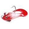 Lead-Wrapped Fish Luya Bait Curling Tail Fake Bait 7Cm9G Lead Head Hook Curling Tail Soft Bait Outdoor Bait