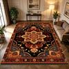 Retro Persian Style Carpet Luxury Living Room Large Area Rug Bohemian Floral Non-slip Washable Soft Fluffy Floor Mat for Bedroom