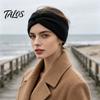 Wide Headband for Winter Sports Women Headband, Twist Knot Knitted Thick Warm Ear Cozy Protection Skiing Warmers, Head Wrap Cold Weather Autumn