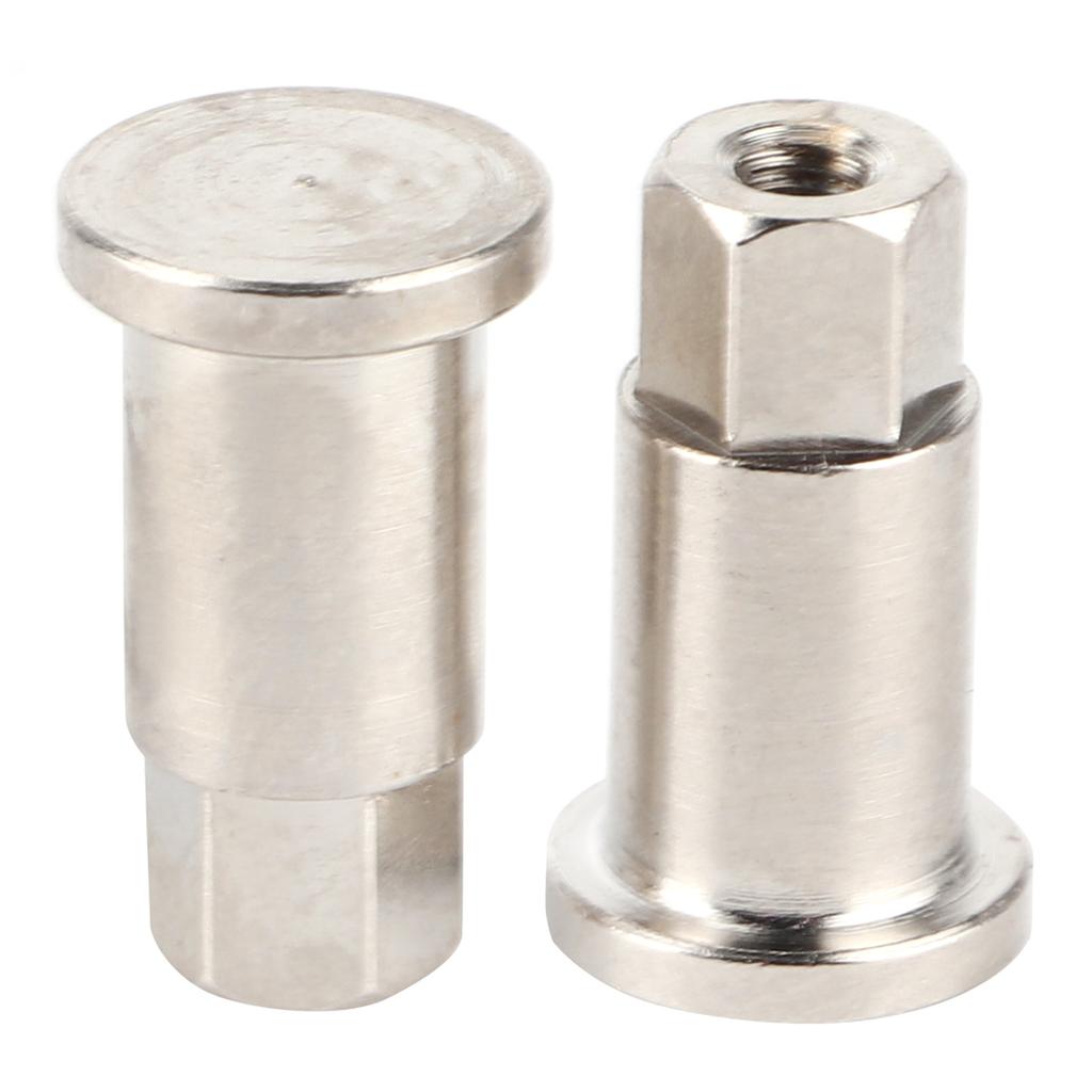 2Pcs RC Car Front Wheel Metal Axle Shortened for WPL D12 Spare Parts Modification Accessories