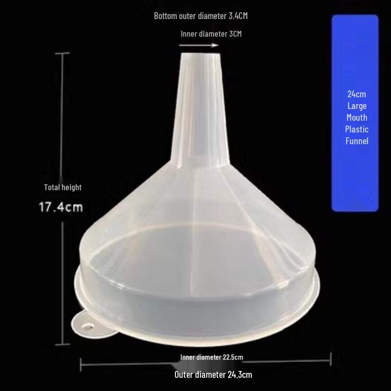 Jingyuheng Large Plastic Funnel Set