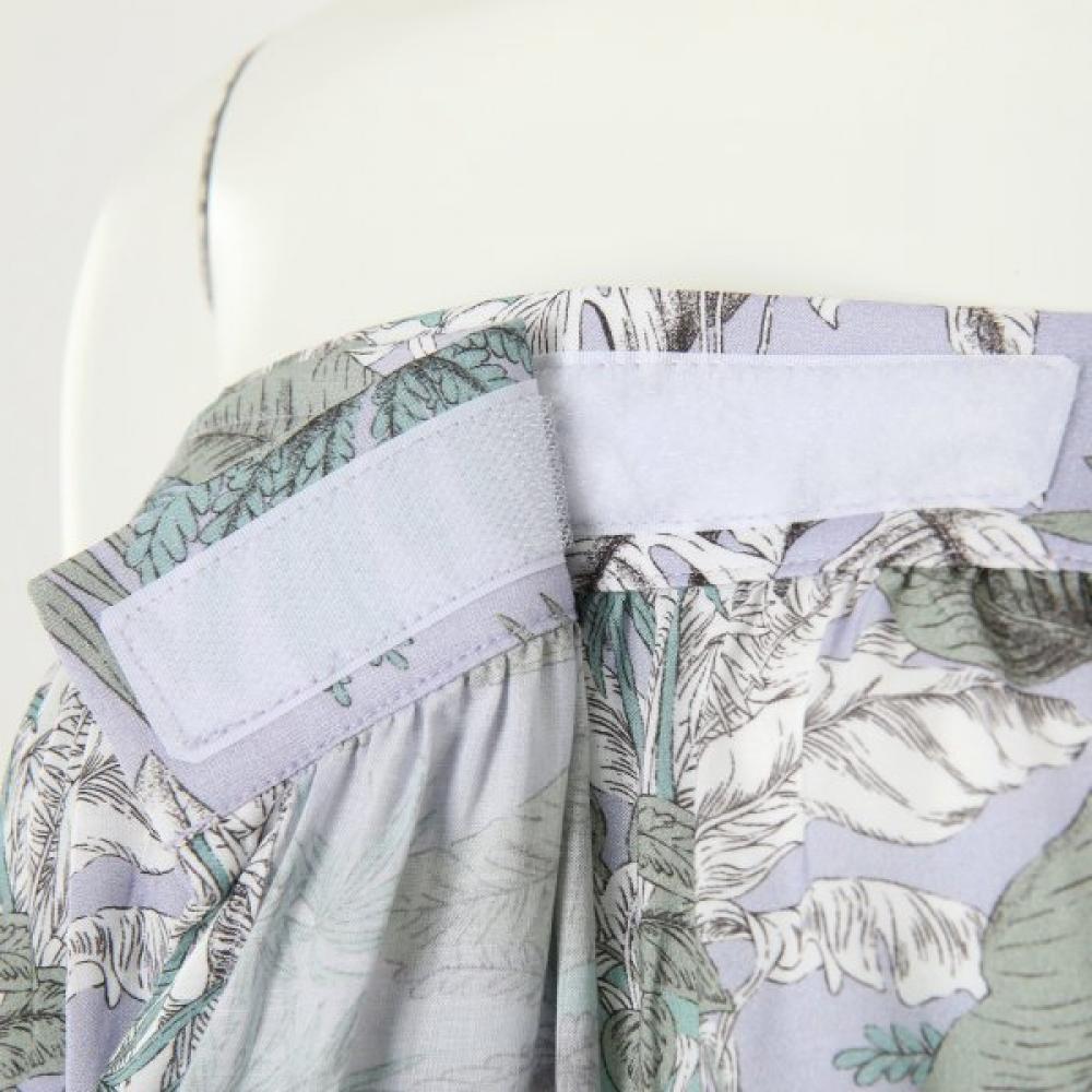 Wacoal Rayon Palm Tree Pattern Shower Gown Wgn719wl