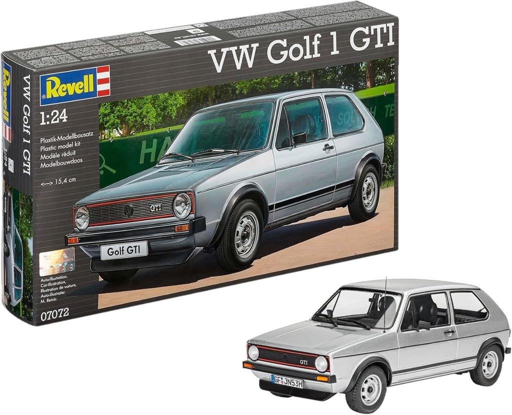 German Revell 1/24 VW Golf 1 GTI 07072 Plastic Model
