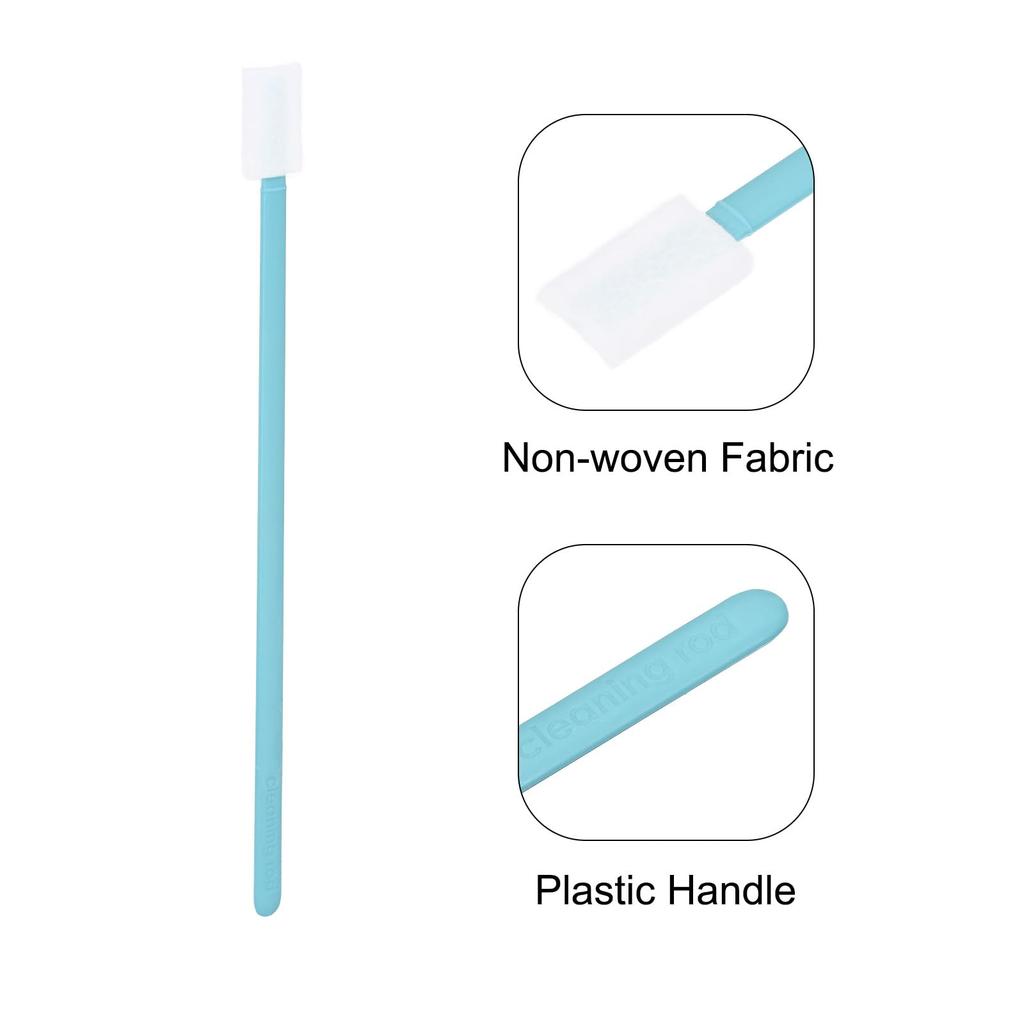 PATIKIL Disposable Gap Cleaning Pack of Toilet Bowl Corner Brush Cleaning Tool for Windows Grooves Keyboards Door Blue Brushes, 100, Tracks,