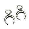 Hip Hop Harajuku Moon Vintage Metal C-Shaped Earrings