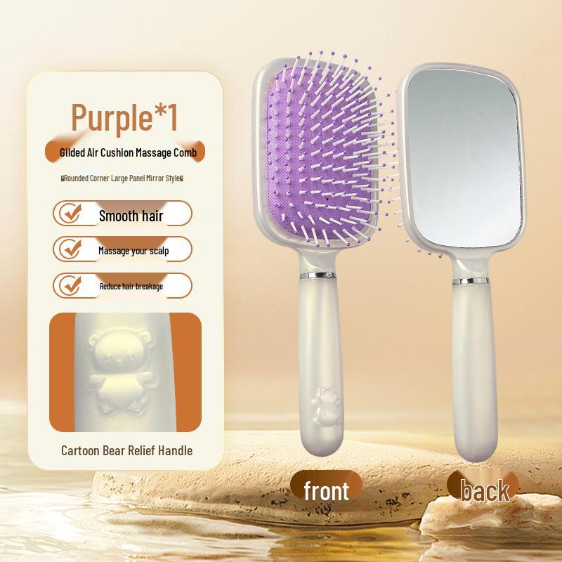 Perlglänzender Antistatischer Doppelnutzungs-Airbag-Massagekamm für Frauen