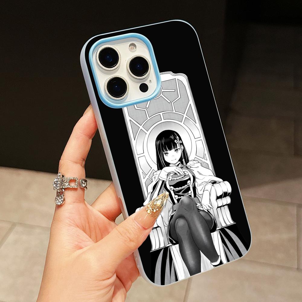 

Mato seihei Ren Yamashiro Jelly Double layer Light Blue Mobile Phone Case for iPhone 17 16 15 14 13 12 11 Air Pro Max Plus iPhone 14 Plus
