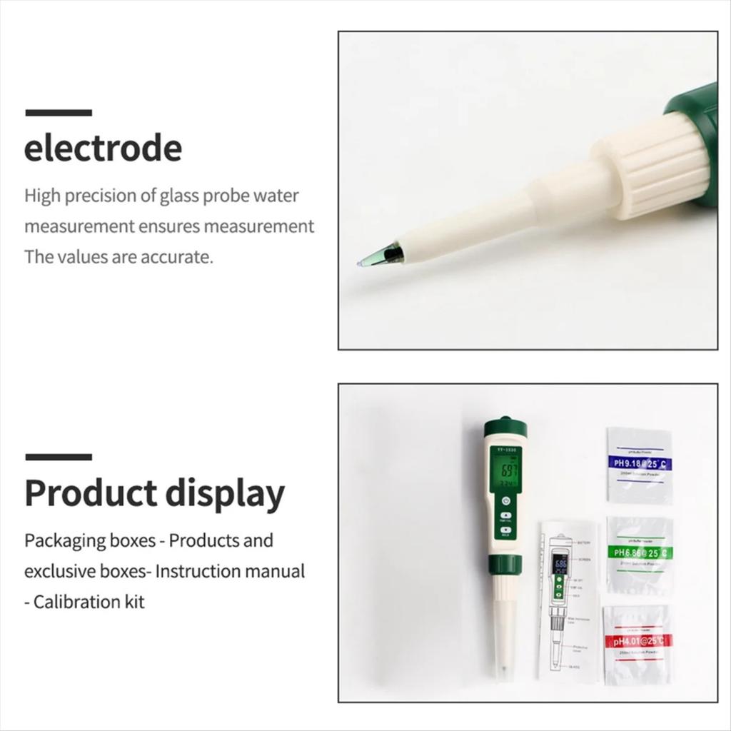 Professionally Food Meter High Accuracy Sensors Temp Acidity Tester For Brewing Cheese Meat Canning Dough Soil Meter