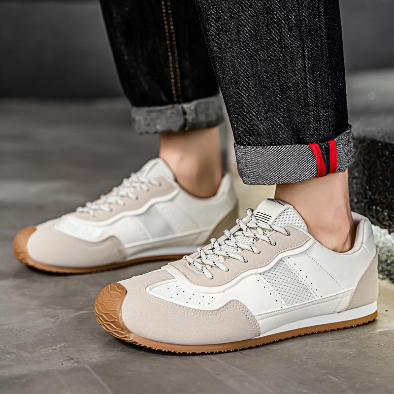 Men's Outdoor Running Shoes, Walking Casual Breathable Shoes 2025 Anti Slip and Comfortable Men's Shoes for Sale Vulcanize Shoes