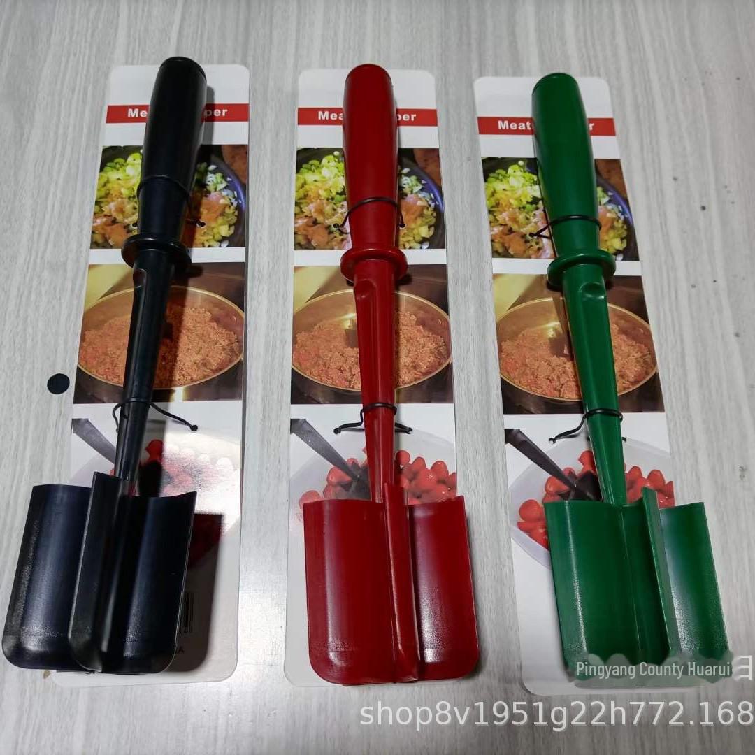 

Измельчитель для мяса и риса, скребок для приготовления фарша, толкушка для мяса зелёный