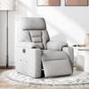 VidaXL Fauteuil inclinable électrique gris nuage tissu 3303021