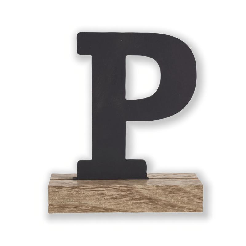 Rustic Artificial Wood Alphabet Letter Vintage Style Desktop Decor for Home Birthday Christmas Wedding Party Supplies