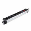 Power Strip - TM Electron - TMUAD406 - 6 Schuko Sockets - 2 USB Ports - Child Safety