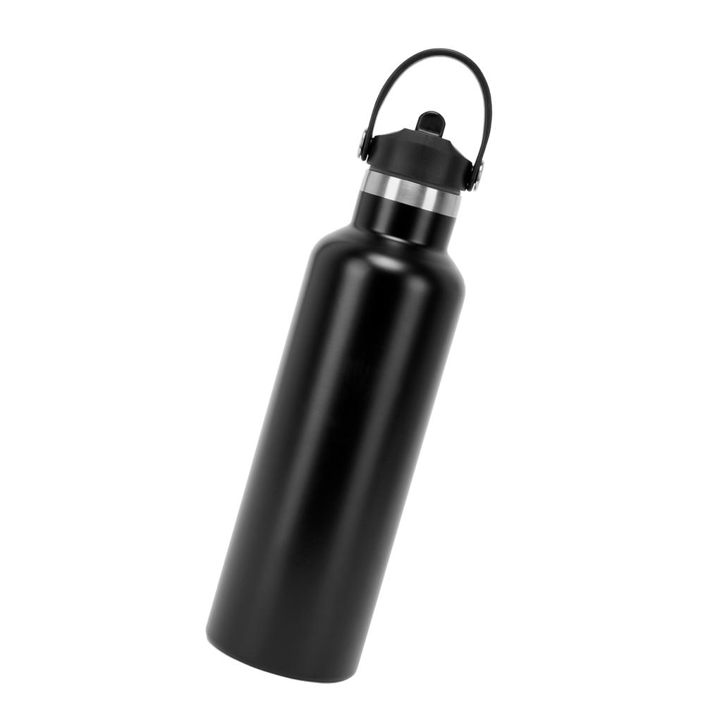TriDri Plain Flip Up Straw Water Bottle