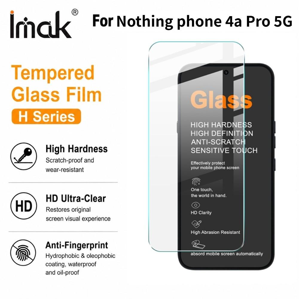 For Nothing Phone 4a Pro 5G Tempered Glass IMAK H Screen Protector Film Support Fingerprint