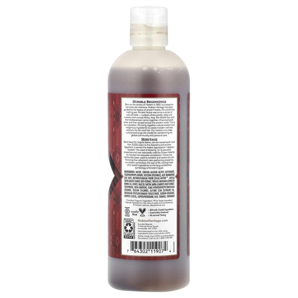 Body Wash, Honey & Black Seed, 384Ml(13Fl Oz)