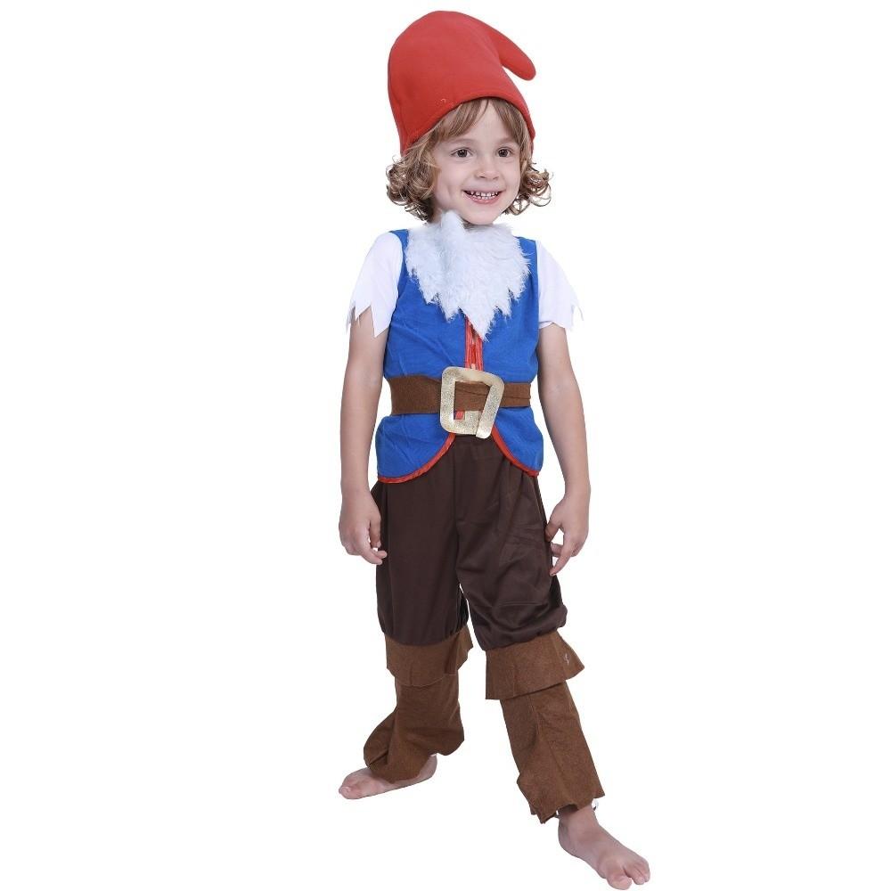 Dress Up Seven Dwarfs Gnome Costume Fairy Tale Christmas Elf Costume  Performance Set