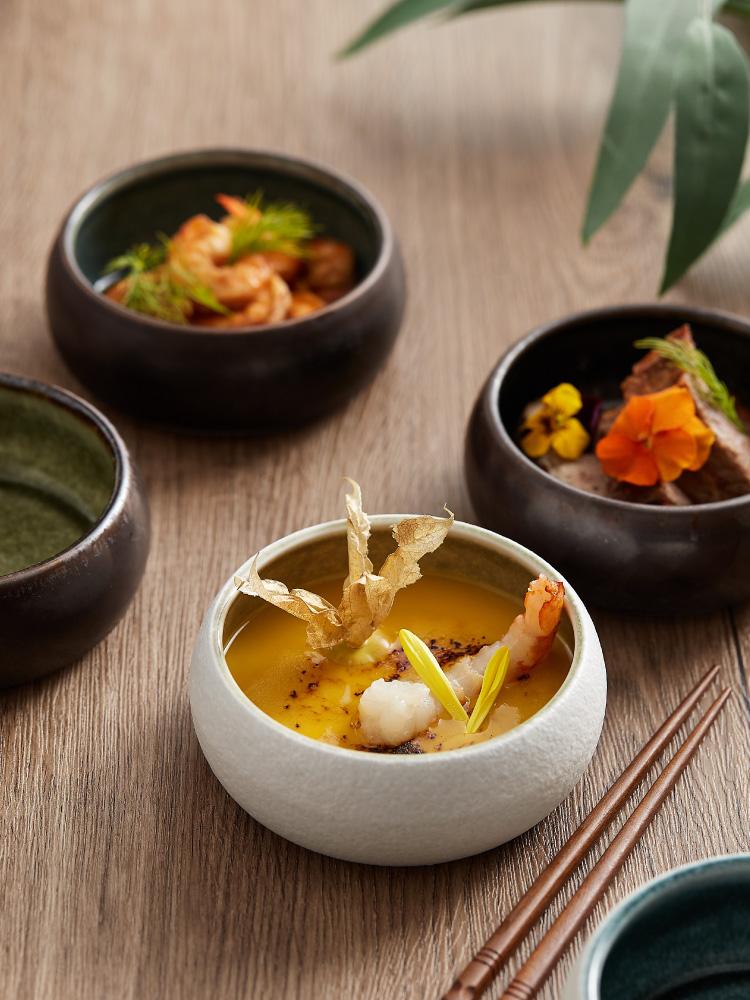 Ceramic Soup Bowls Hotel tableware Salad Pasta Dessert Bowl Kitchen Tableware Microwave Oven Tableware Household Noodle Bowls